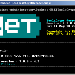 Eset TeslaCrypt Virenentfernung