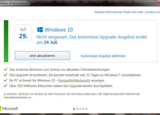 Windows 10 Upgrade