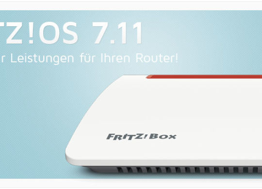 Fritz!Router - Fritz!OS 7.11