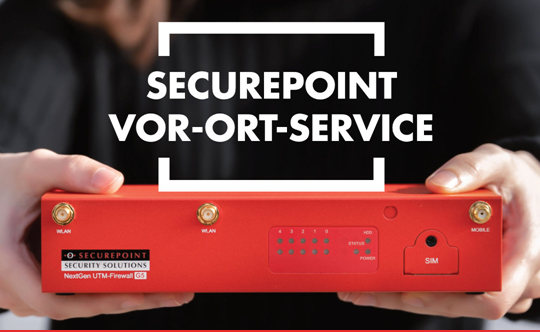 Bei allen UTM-Desktop-Firewalls ist der Vor-Ort-Service (VOS) ab sofort in der Lizenz inbegriffen