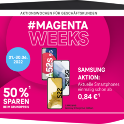 Telekom AKTIONSWOCHEN FÜR GESCHÄFTSKUNDEN: BIS 30.06.2022 BEI DEN #MAGENTA WEEKS SPAREN